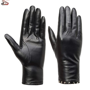 Gants d'habillage en cuir Logo personnalisé Gants de robe en cuir durables et résistants pour femmes du Pakistan - Product Image 6