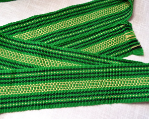 Ceinture tissée Cossack, ceinture ethnique ukrainienne Krajka Hutsul, 7 cm de large - Product Image 6