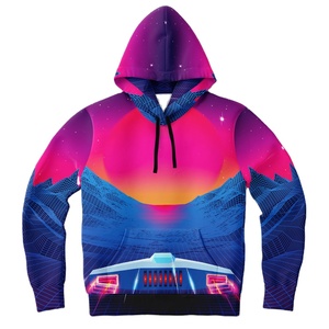 Pull à capuche à sublimation multicolore pour femmes/Taille adulte Fabrication professionnelle Sweat à capuche à sublimation pour femmes2026 - Product Image 3