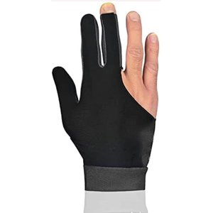 Gants de billard antidérapants de couleur unie confortables gants de billard à trois doigts de haute qualité gants de billard - Product Image 6
