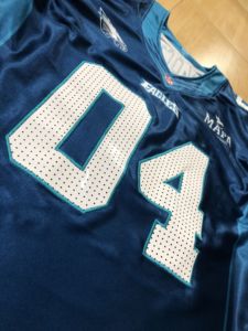 Sublimación personalizada Nuevo diseño Transpirable Barato Uniformes americanos Camisetas de fútbol - Product Image 2