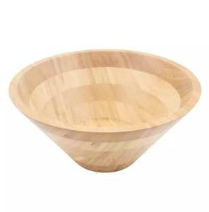 Ustensiles de cuisine modernes en bois bol plateaux de service résine marbre époxy pour salade fruits nourriture fête-économique bas prix - Product Image 2