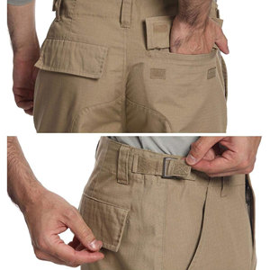 กางเกงคาร์โก้สำหรับผู้ชายเย็บติดเองโลโก้/สีป้องกันริ้วรอยกางเกงคาร์โก้ที่กำหนดเองแบบใหม่สำหรับผู้ชาย - Product Image 6