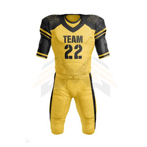 Meilleur Design Ensembles Uniformes de Football Américain Haute Qualité Léger Impression de Logo Personnalisé Respirant Plus Size 100% Polyester - Product Image 1