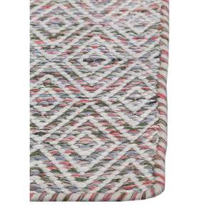 Alfombras Abrash Adwv-13047 de Tejido Plano con Patrón Geométrico en Lana y Viscosa, Color Rosa y Morado, para Uso Doméstico - Product Image 4