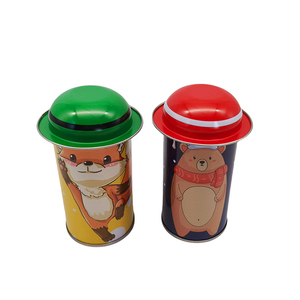 Latas de Especias de Cocina Rústicas de Hojalata con Diseño de Dibujos Animados, Latas de Muestras de Granos de Café, Latas de Almacenamiento de Dulces de Chocolate, Embalaje de Regalo para Niños - Product Image 5