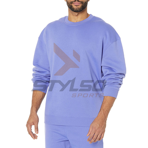 Último producto chándales personalizados cuello redondo algodón chándal ropa deportiva chándales hombres mujeres 2 uds chándales Unisex - Product Image 4