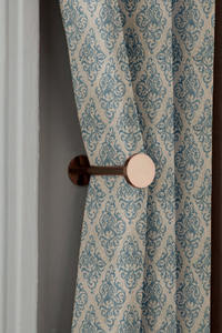 Tissu de rideau jacquard moderne 100% polyester tissé, largeur 280 cm, respirant, doux, lisse, motif teint en fil - Product Image 2