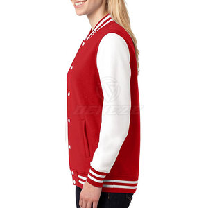 Veste de baseball pour femme au design unique, prix abordable, vente en gros, veste de baseball pour femme durable - Product Image 5