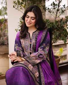 Vestido Formal de Trabajo para Mujer, Moderno, de Excelente Calidad, Último Modelo 2025-2026, Salwar Kameez de Algodón para Fiesta 01160 - Product Image 2