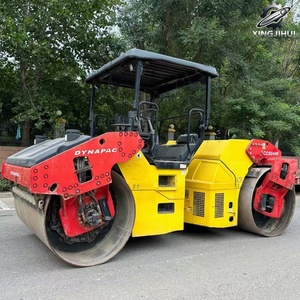 Compacteur vibrant à double tambour Dynapac CC524HF d'occasion, poids de travail 12,7 tonnes, marque suédoise originale, compacteur moyen - Product Image 5