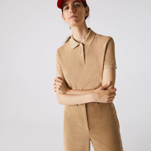 Vente en gros polo de golf à manches courtes pour femmes maillot à séchage rapide respirant et élastique coupe ajustée polo de mode de haute qualité - Product Image 5