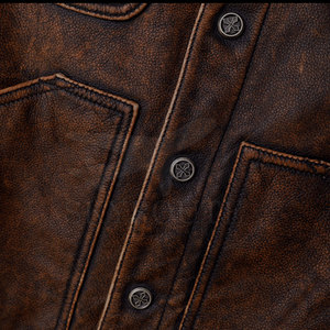 เสื้อกั๊กหนังขายดี เสื้อกั๊กหนังสุดฮิต เสื้อกั๊กหนังแฟชั่นใหม่ ระบายอากาศได้ดี - Product Image 6