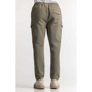 Pantalones de Traje de Pana Verdes 100% Algodón MNTRCSS24002-A Talla XL con Cremalleras y Logotipo Personalizado, Corte Recto para Entrenamiento, Colores Variados - Product Image 1