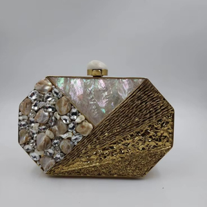 CONFROM LIÉ À L'embrayage En Résine De Qualité Standard Unique Designer Bourse De Luxe De Haute Qualité Meilleur Prix Design Décoratif - Product Image 5