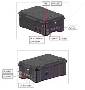 แบตเตอรี่ LiFePO4แบบพกพาสำหรับกลางแจ้งเคลื่อนย้ายได้ง่ายด้วยล้อรถเข็น - Product Image 3