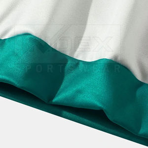 เสื้อฮู้ดผู้ชายสีสันตัดกัน แขนเสื้อแบบแร็กแลน ทรงโอเวอร์ไซส์ มีกระเป๋าโลโก้ด้านหน้า สวมใส่สบายๆ สำหรับฤดูใบไม้ร่วง - Product Image 5