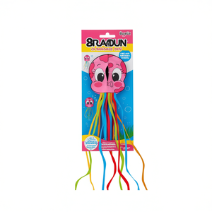 ว่าวแมงกะพรุนขนาดเล็ก Bdt Drachen Einleiner สำหรับเล่นกลางแจ้ง พร้อมสายจูงยาว 30 เมตร และหนวดยาว 3.2 เมตร ขนาด 78x80 ซม. - Product Image 2