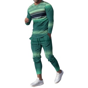 Survêtement en molleton léger pour hommes Impression de logo personnalisé Jogging d'entraînement de grande taille pour le printemps Nouveau design - Product Image 1
