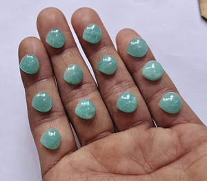 Magnifiques pierres précieuses en malachite naturelle, pierres brutes, 15 mm, forme poire, cabochon fait à la main, certifié IGI pour la fabrication de bijoux - Product Image 5