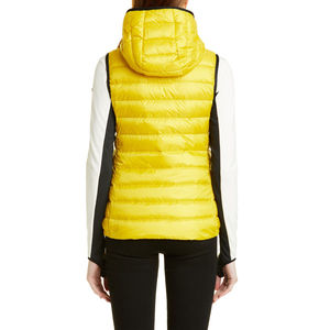 Wholesale Knitted <b>Women's</b> Puffer <b>Vest</b> <b>Long</b> Fashion Outerwear with Zipper Closure Polyester/Nylon Material Waterproof & Windproof - Product Image 3