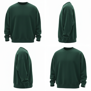 Suéter de Hombre de Alta Calidad, Cuello Redondo, Tejido de Hilo Teñido, Otoño, Poliéster y Algodón, Ecológico, OEM, ODM, Venta al Por Mayor - Product Image 3