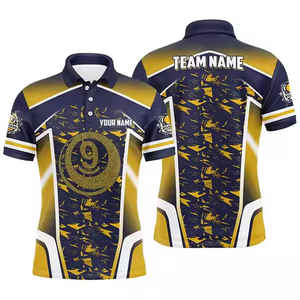 Polo imprimé par sublimation personnalisé en usine T-shirt uniforme Culb publicitaire d'événement Chemises polo de golf avec logo personnalisé Unisexe - Product Image 6