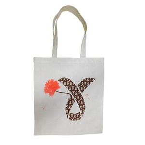 Custom Printed Logo Eco-Friendly <b>Small</b> Waxed Cotton <b>Canvas</b> Duffle <b>Tote</b> <b>Bag</b> Screen Printing for Makeup & Shopping Use - Product Image 1