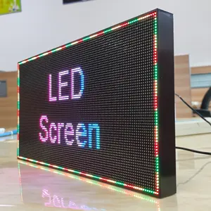 โฆษณาจอแสดงผล LED APP โปรแกรมข้อความเลื่อนป้าย LED สําหรับรถยนต์จอแสดงผลดิจิตอล LED Matrix แผง