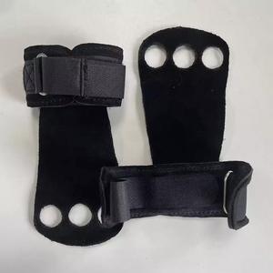 Agarre de Cuero para Levantamiento de Pesas GAF, Agarre de Palma de Cuero con Cuatro Orificios, Protector de Palma, Agarre de Madera para Hombres y Mujeres - Product Image 3