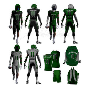 Uniformes de fútbol americano Juvenil de la mejor calidad, conjuntos de manga corta transpirables de último diseño, uniforme de fútbol americano al por mayor - Product Image 1