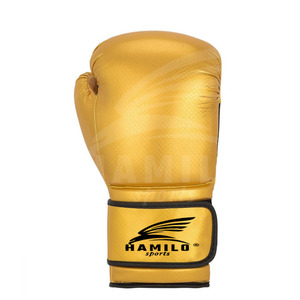 Gants de boxe personnalisables avec logo personnalisé noir et doré durables pour les arts martiaux - Product Image 2