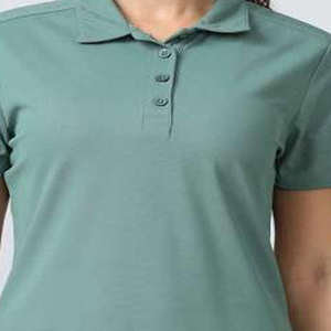 Polo de Manga Corta de Secado Rápido con Logotipo Personalizado para Mujer, Polo de Golf de Algodón Transpirable, Corte Ajustado, Informal y Deportivo - Product Image 3