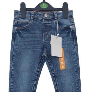 กางเกงยีนส์เด็กชายฤดูหนาวกระเป๋าใหม่ยืดหยุ่นลดอายุขาตรงเล็กกางเกงลําลองอเนกประสงค์สําหรับเด็กผู้ชายจากบังกลาเทศ - Product Image 1