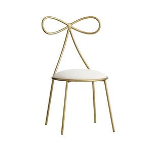 เก้าอี้ในบ้านดีไซน์เรียบง่ายทำจากโลหะกำมะหยี่สีเทาสำหรับใช้งานในโรงแรมดีไซน์แบบใหม่อินเดีย - Product Image 6