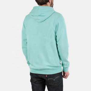 Sudadera con capucha larga y cremallera para hombre, ecológica, de otoño, de alta calidad, 100% algodón polar, ligera, transpirable, bordada - Product Image 3