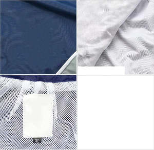 Kivotech Veste coupe-vent pour homme de qualité supérieure, surdimensionnée, manches longues, fermeture éclair, col montant, coupe-vent d'extérieur avec poche - Product Image 6