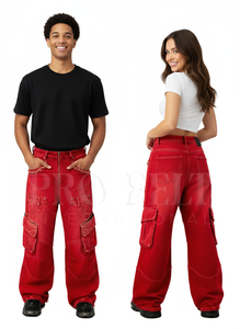 Oversized Y2K Grunge Streetwear <b>Jeans</b> with Front Zip Fly <b>Men</b> Clothing Vintage Washed Stacked Denim <b>Jeans</b> Pants For <b>Men</b> Women - Product Image 4