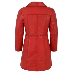 Respirant de haute qualité nouveauté confortable courte longueur femmes veste en cuir avec manches longues veste en cuir - Product Image 6