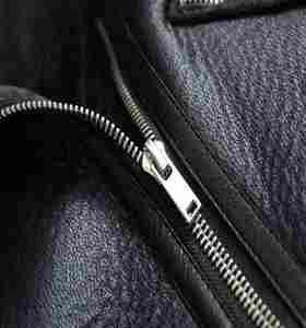 Streetwear de haute qualité Blouson aviateur en cuir de mouton OEM Fabricant de blouson en cuir professionnel personnalisé - Product Image 5