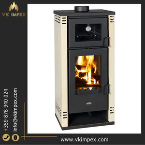 Poêle à bois en acier autoportant au design élégant à haute efficacité pour hôtel Villa appartement Hall chambre utilisation intérieure - Product Image 2