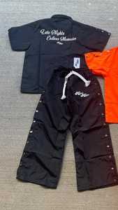 ชุดกันลมผ้าไนล่อนสำหรับผู้ชายและผู้หญิงชุดกันลมแบบสองชิ้น - Product Image 2