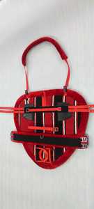 Muy buen conjunto completo de silla de montar para equitación a espalda descubierta con almohadilla, cincha, correas de estribo de nailon y estribos de plástico - Product Image 3