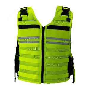 Haute visibilité garde de sécurité devoir gilet tactique vêtements de sécurité réfléchissants gilet de sécurité résistant aux coups de couteau pour les activités de plein air - Product Image 1