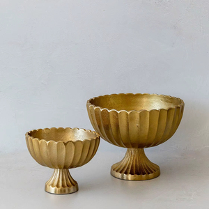 Deep Metal Chocolate <b>Bowl</b> Suitable For Holding A <b>Large</b> Quantity Of Sweets For Family Functions And Parties - Product Image 1