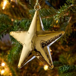 Metal <b>Christmas</b> Hanging Ornaments silver <b>gold</b> tone handcrafted by skilled artisans for <b>Christmas</b> <b>tree</b> decoration collection - Product Image 5