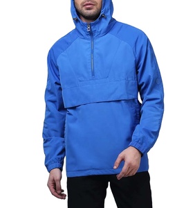 100% Nylon Lightweight Hooded Windbreaker <b>Jacket</b> Casual <b>Summer</b> Windproof <b>Jacket</b> with Zipper Closure Waterproof Fabric Technology - Product Image 1