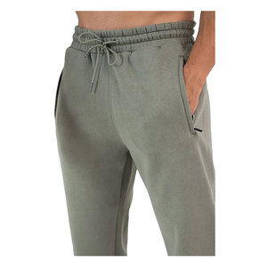 กางเกงกีฬาขายาวสำหรับผู้ชายผ้าฝ้ายผ้าเฟรนช์เทอร์รี่ขาบานสำหรับใส่วิ่ง - Product Image 2