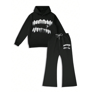 Couple Wear Unisex Custom Propre logo Plusieurs couleurs au choix Garder au chaud Tissu polaire 320gsm Séchage rapide Jogging Wear Ensemble pour hommes - Product Image 1