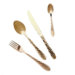 Couverts en métal de finition plaqué argent pour la restauration Meilleur fournisseur indien Fourchette Cuillère Couteau de luxe Dîner - Product Image 3